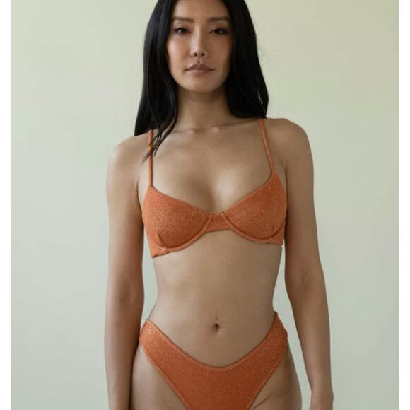 Free People x Montce Terra Sparkle Lulu Bikini Bottom Size S NWOT - Picture 4 of 11